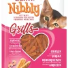 Kattensnack nibbly grills kip & garnaal 30g