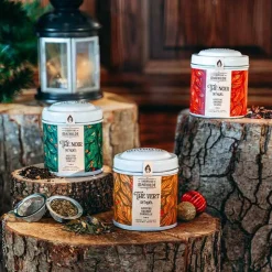 Kerst zwarte thee hazelnoot en vanille