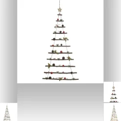 Kerstboom met muurbevestiging 120cm