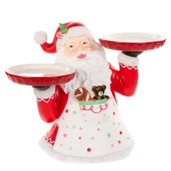 Kerstman met 2 dolomiet borden