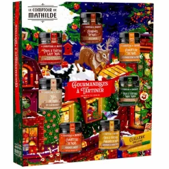 Kerstweekdoos verspreide lekkernijen