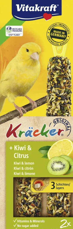 Kräcker® kiwi & citrus| 2stuks| kanaries
