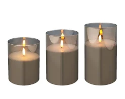 Led kaars glas steady batterij