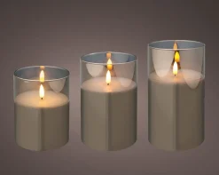Led kaars glas steady batterij