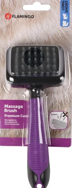 Massageborstel kat+handvat s