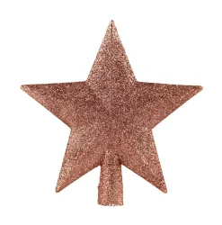 Piek ster glitter oudroze