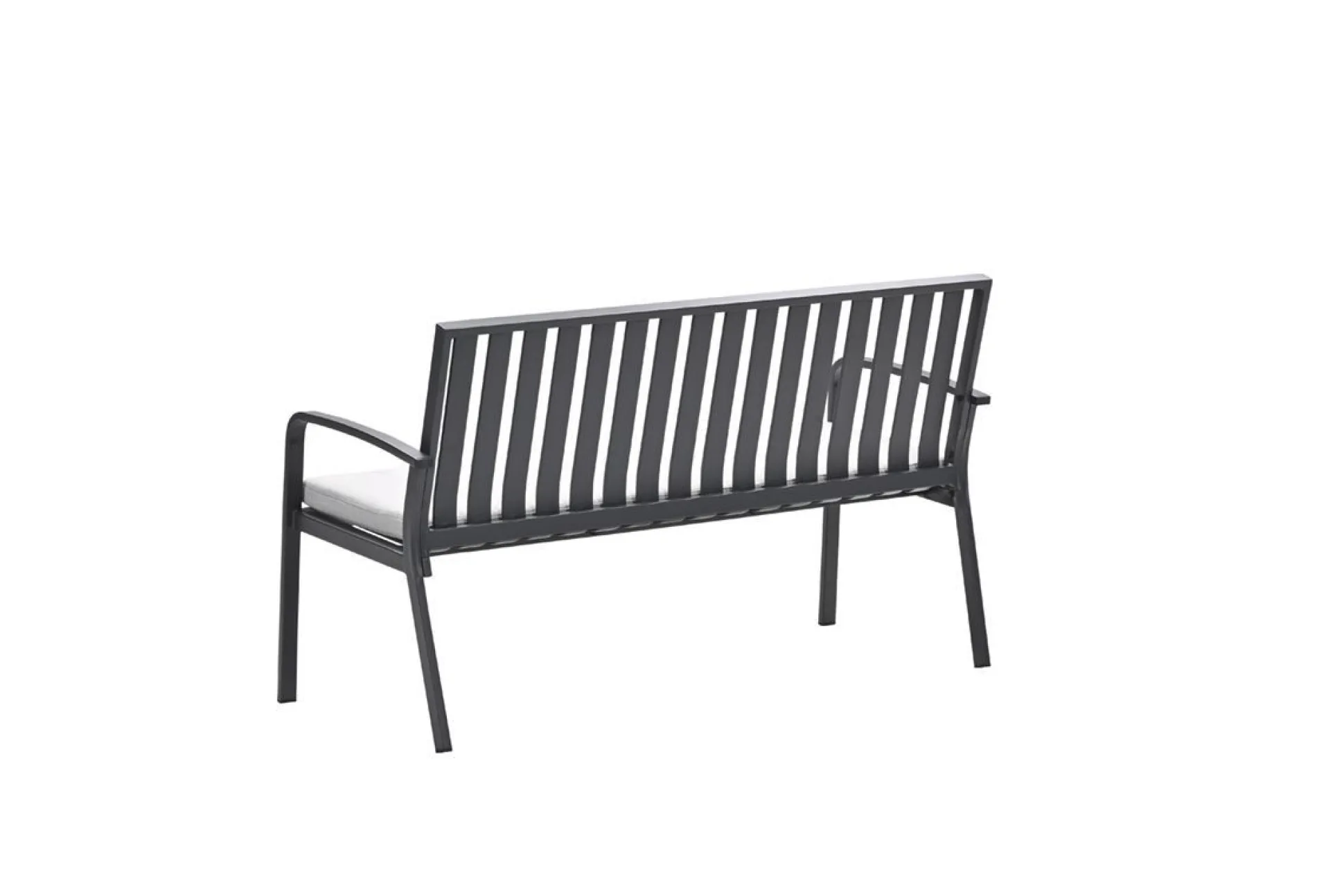 Pisa tuinbank donkergrijs/zand