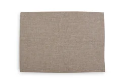 Placemat 43x30cm beige fabric look Dinner