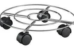 Plantentolley chrome rond d30cm