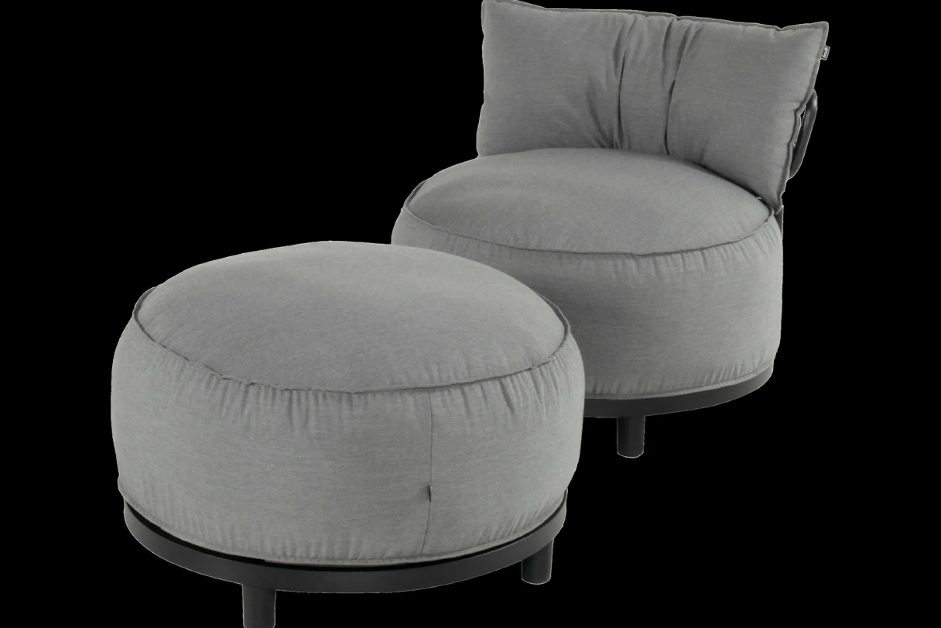 Poef/voetbank Emma rond