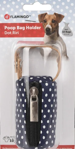 Poepzakhouder dot riri blauw