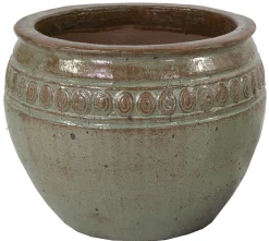 Pot bol geglazuurd d41h34