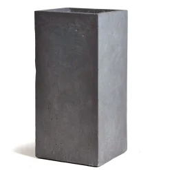 Pot Clayfibre kubiek hoog w40h78