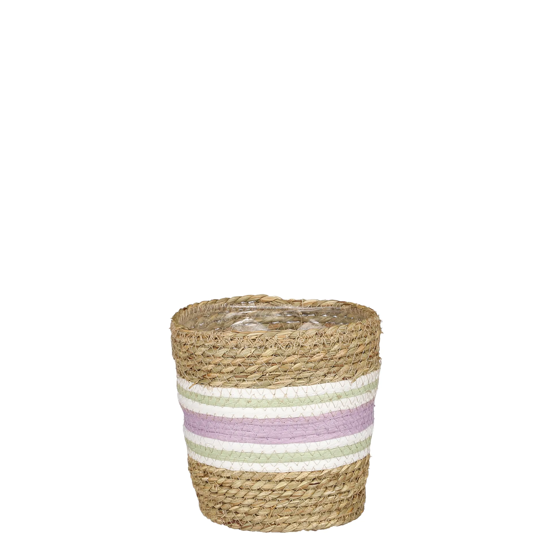 Rachel mand rond lila - h16xd16cm