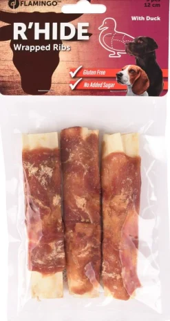 R'hide duck wrapped ribs 12cm 3st 90gr