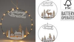 Ring 40cm met led wit