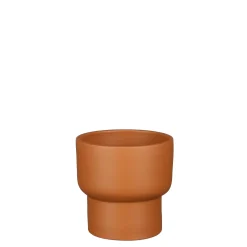 Riva pot rond terra - h14xd15cm