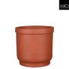 Riva pot rond terra - h20xd22cm