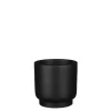 Riva pot rond zwart - h14xd15cm