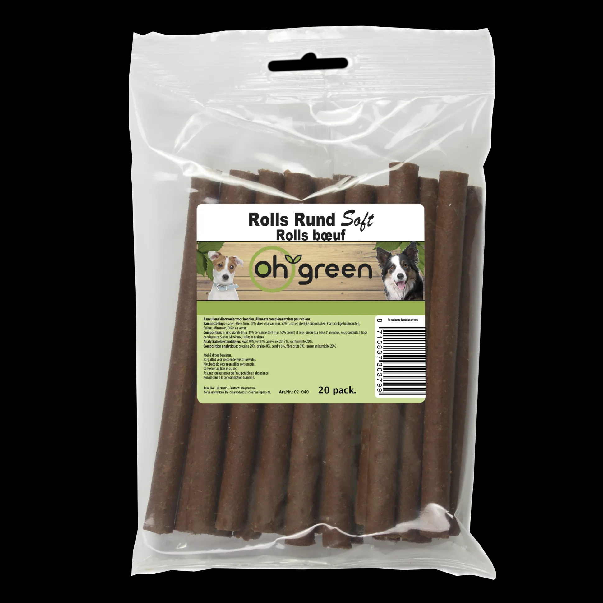 Rolls rund 20st/zakje