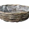 Schaal rotan grijs D41H12CM