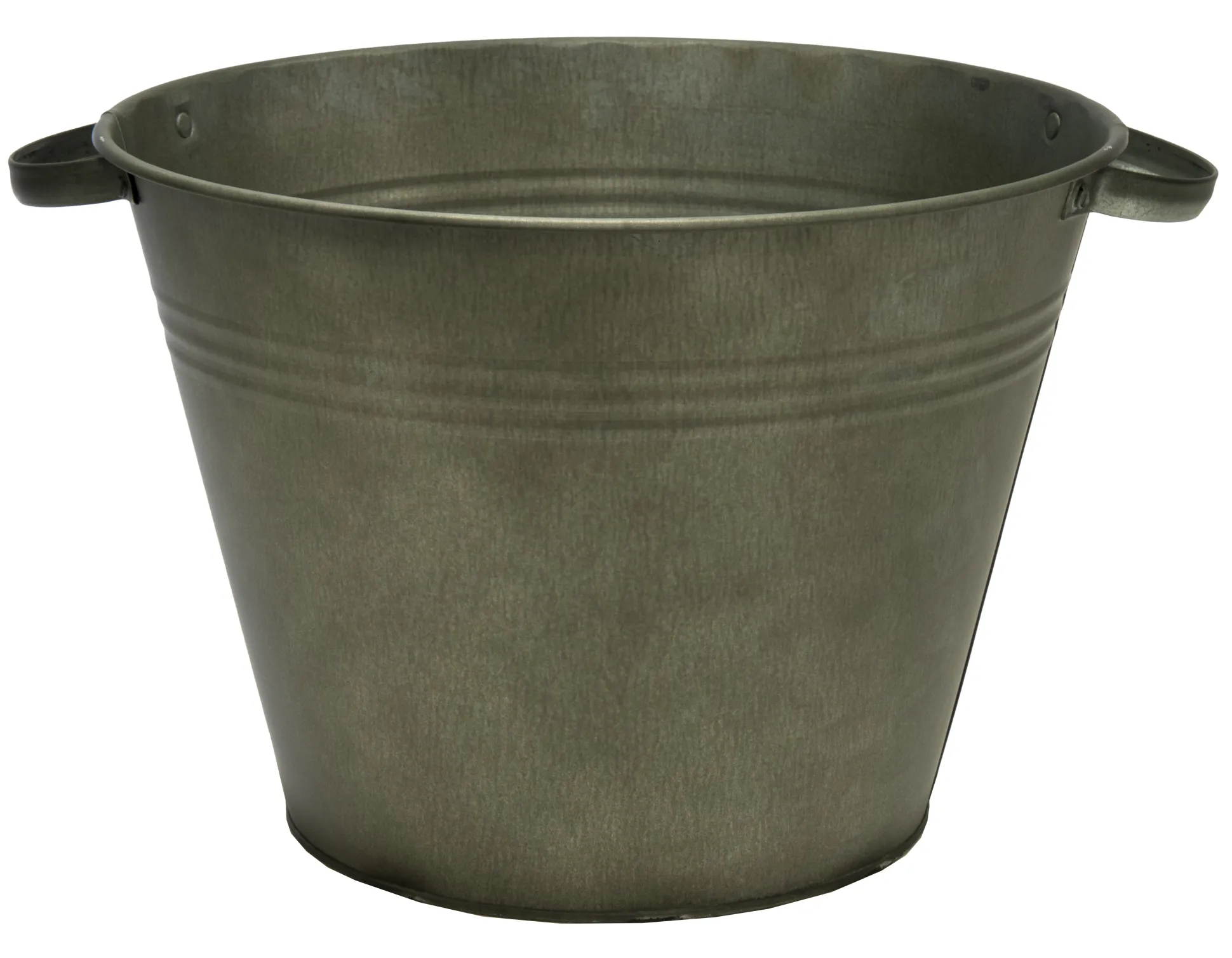 Schaal zink vintage groen d31h21