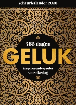 Scheurkalender 2026 365 dagen geluk