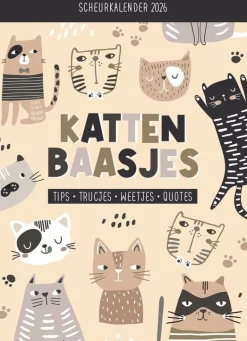 Scheurkalender 2026 kattenbaasjes