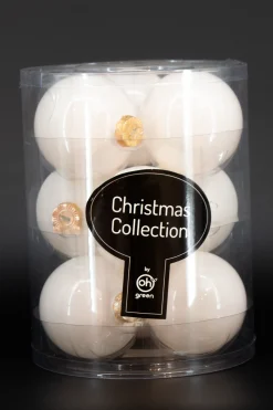 Set van 9 kerstballen