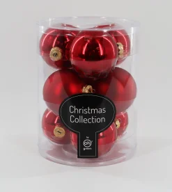 Set van 9 kerstballen