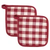 Set van 2 pannenlap gingham