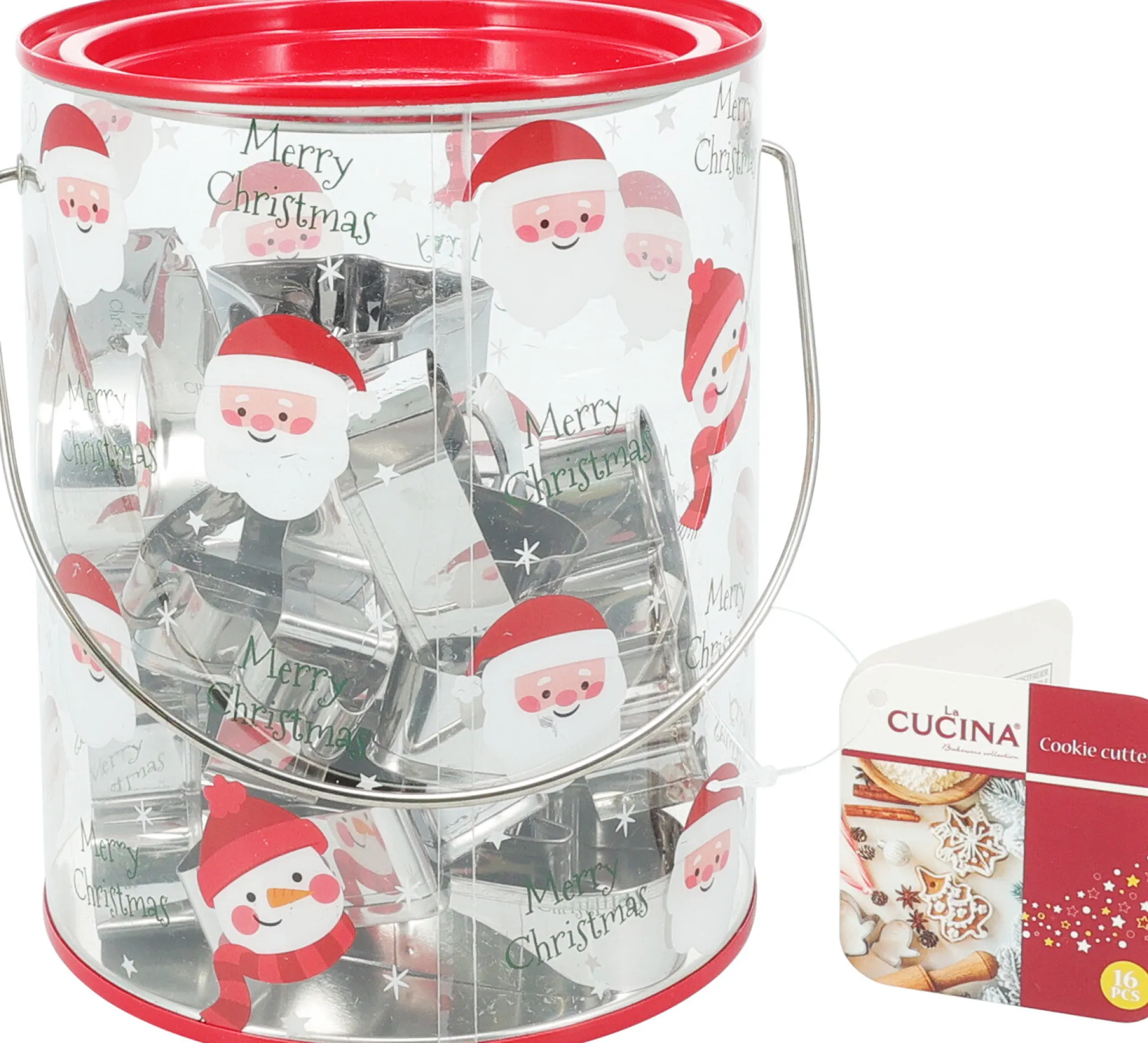 Set van 16 uitsteekvormpjes