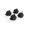 Set van 4 wieltjes voor Lucca voet (35kg)