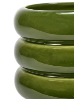 Sixties Sierpot l 14,5x14,5x12,5 groen