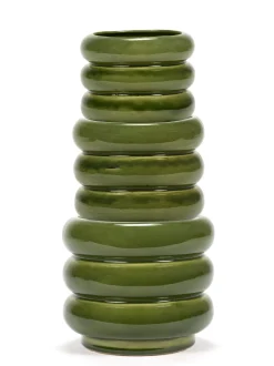 Sixties Sierpot l 14,5x14,5x12,5 groen