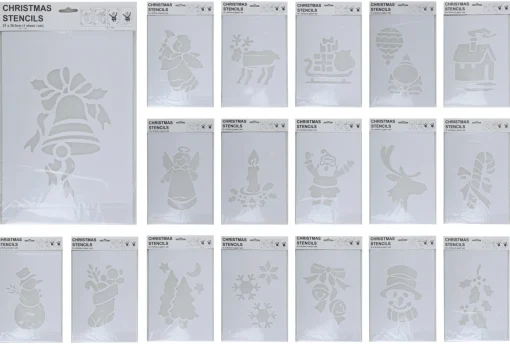 Sjabloon kerstdessin