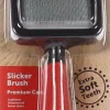 Slickerborstel zacht met handvat s