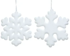Sneeuwvlok foam20cm wit