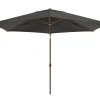 Staparasol miami d300 alu/teak-grijs
