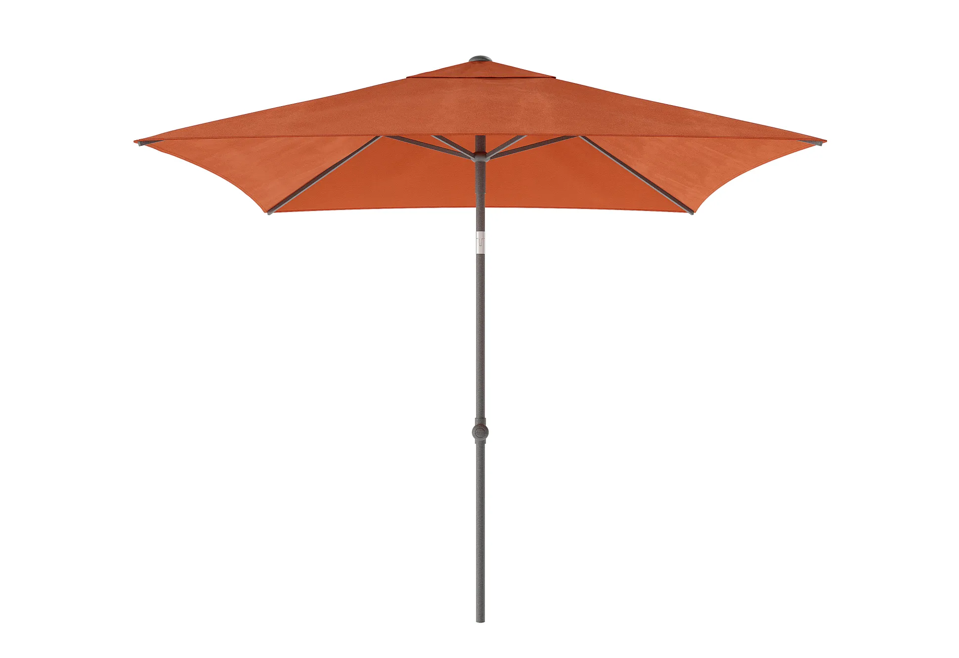 Staparasol miami 200x200 antraciet-oranje