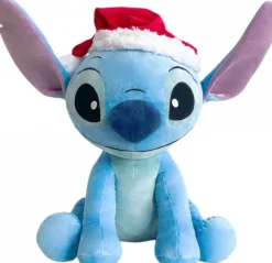 Stitch met kerstmuts 50cm