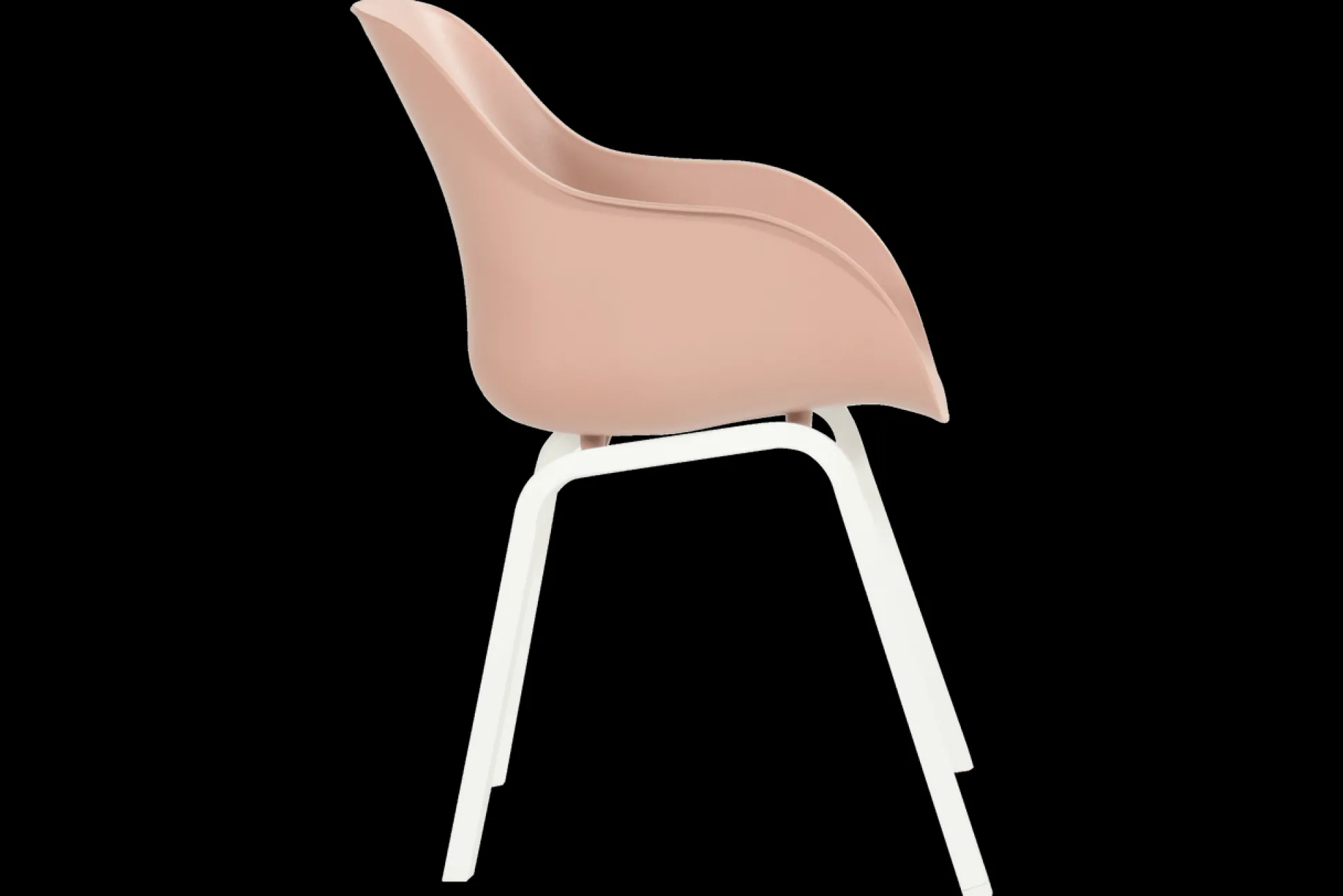 Stoel Le Soleil wit/roze