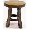 Stool teak natuur