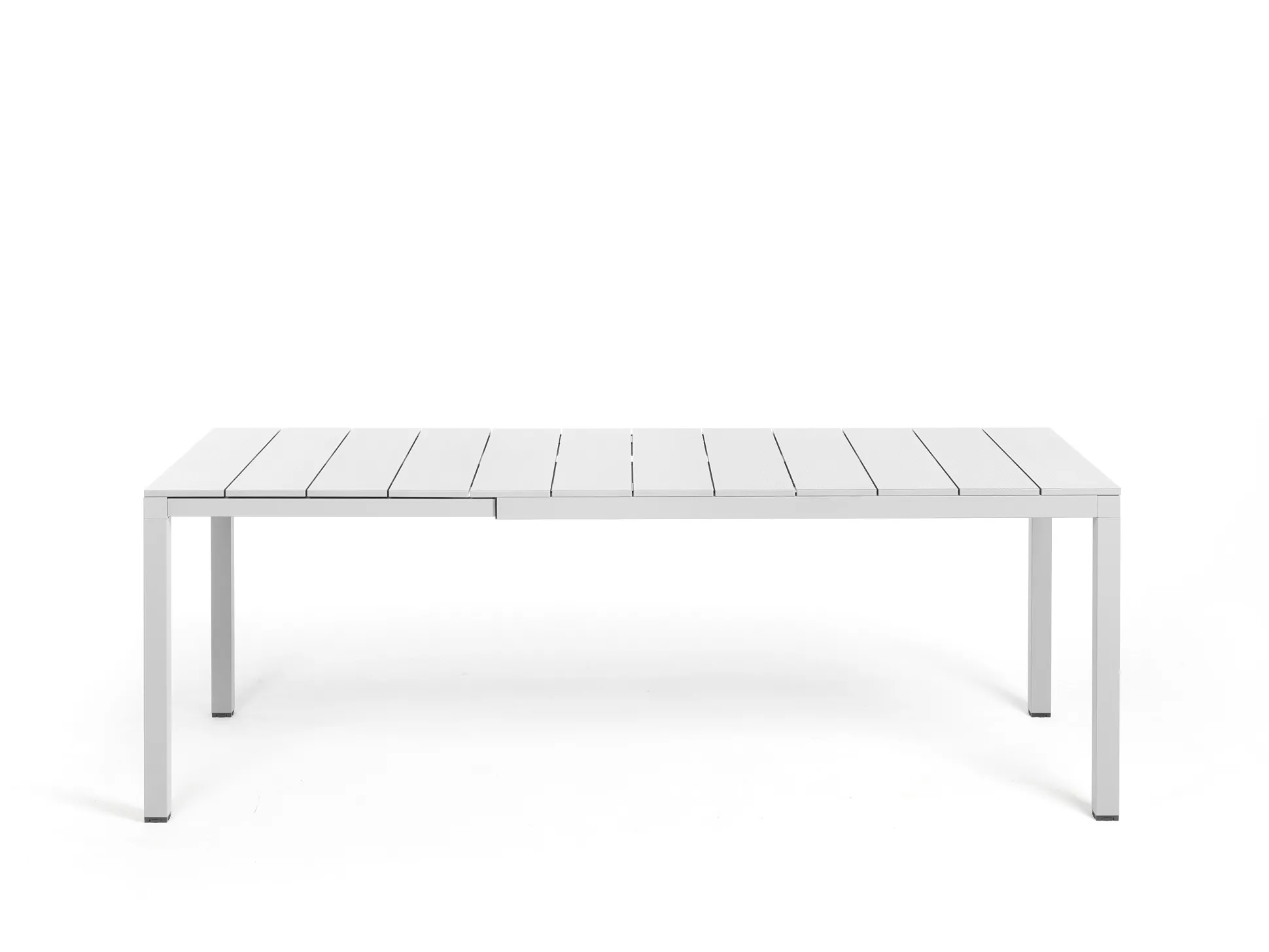 Tafel Rio verlengbaar 140-210cm bianco aluminium