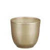 Tusca pot rond goud - h11xd12cm
