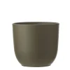 Tusca pot rond groen - h20xd22,5cm