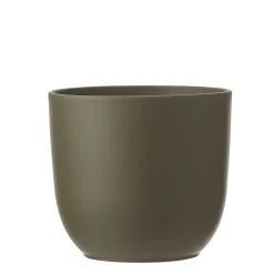 Tusca pot rond groen - h20xd22,5cm