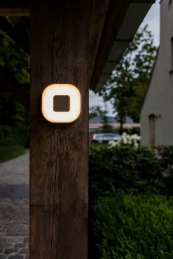 Ublo wand / plafondlamp large zilver led 16w