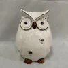 Uil wit 11x9x16cm