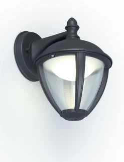 Unite wandlamp mat zwart led 8.6w